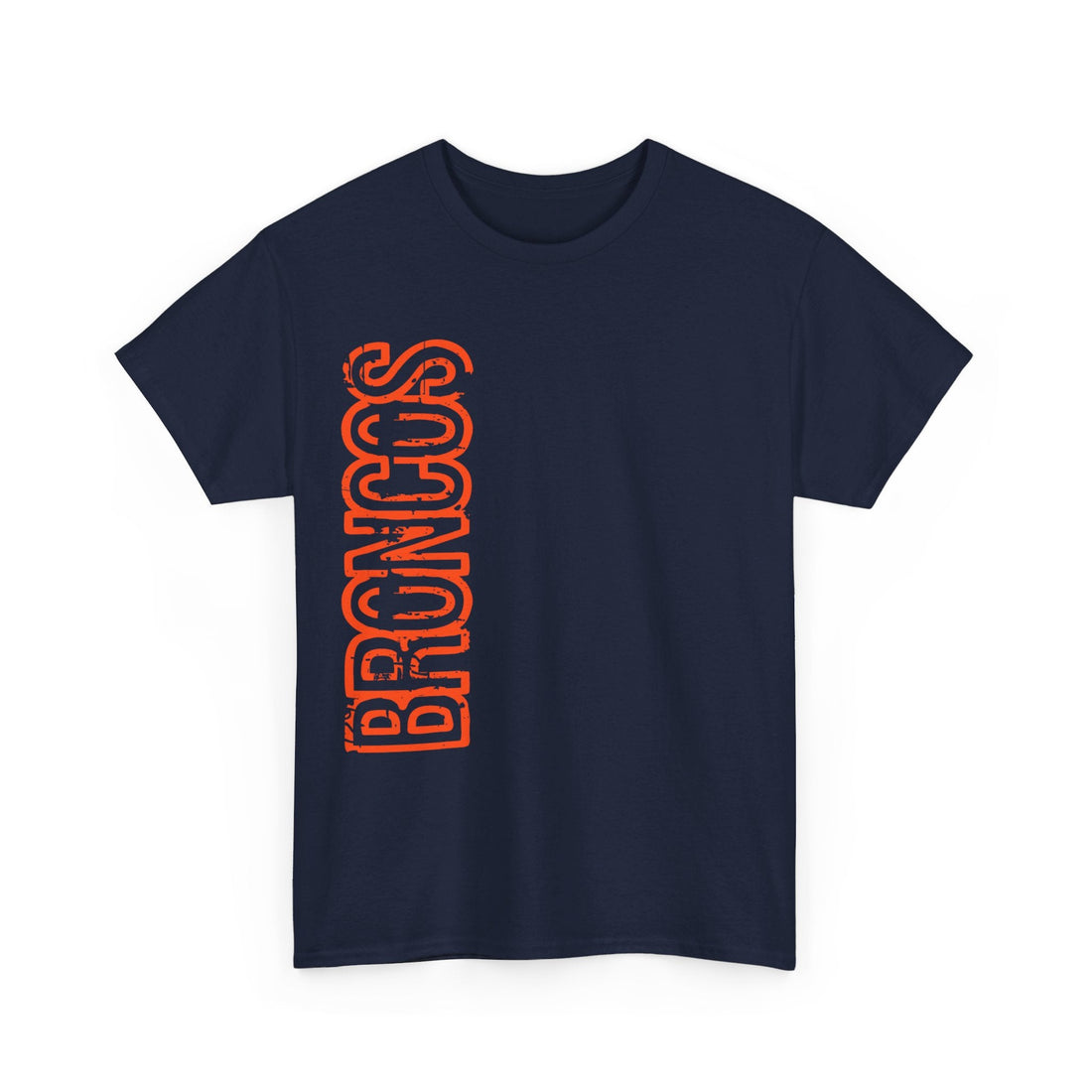 Broncos Vertical Gildan 5000 - T - Shirt - Positively Sassy - Broncos Vertical Gildan 5000