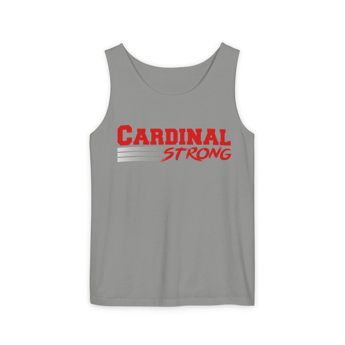 Cardinal Strong Unisex Garment - Dyed Tank Top - Tank Top - Positively Sassy - Cardinal Strong Unisex Garment - Dyed Tank Top