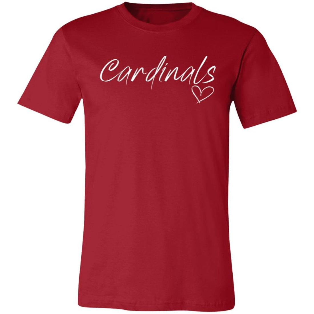 Cardinals Heart T-Shirt - T-Shirts - Positively Sassy - Cardinals Heart T-Shirt