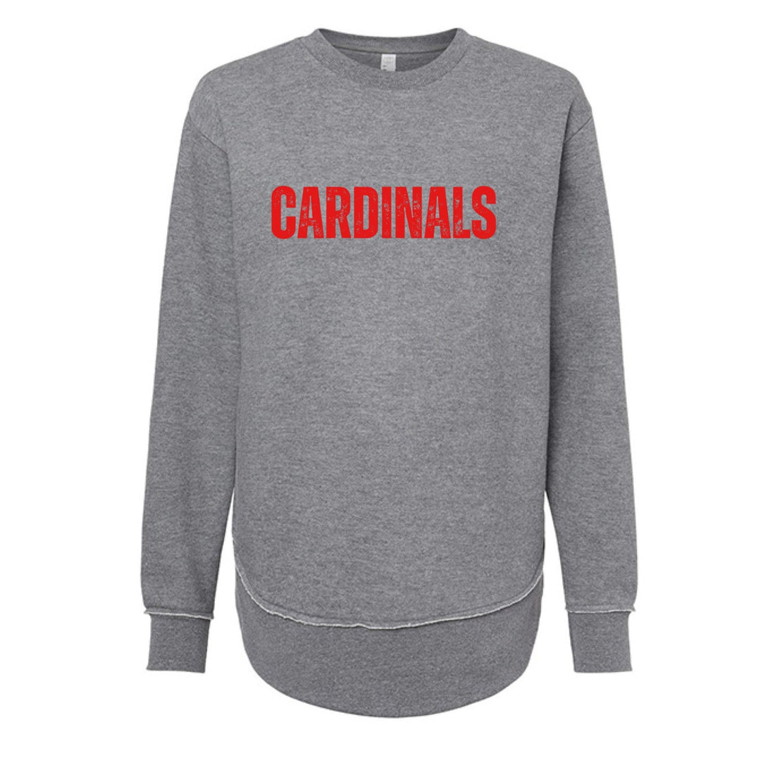 Cardinals Long Crewneck - Positively Sassy - Cardinals Long Crewneck