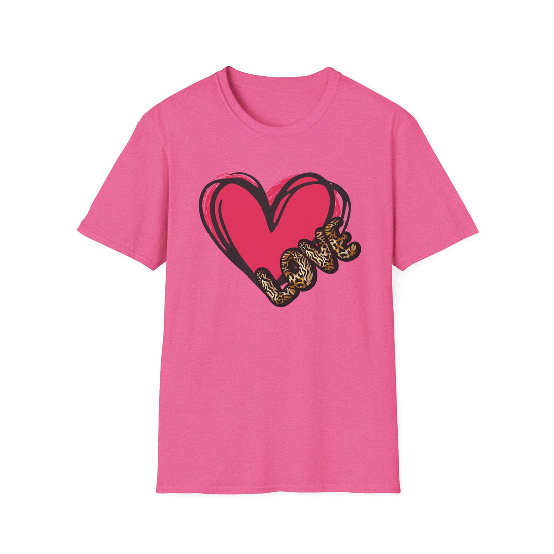 Cheetah Love Gildan 64000 Softstyle T-Shirt - T-Shirt - Positively Sassy - Cheetah Love Gildan 64000 Softstyle T-Shirt