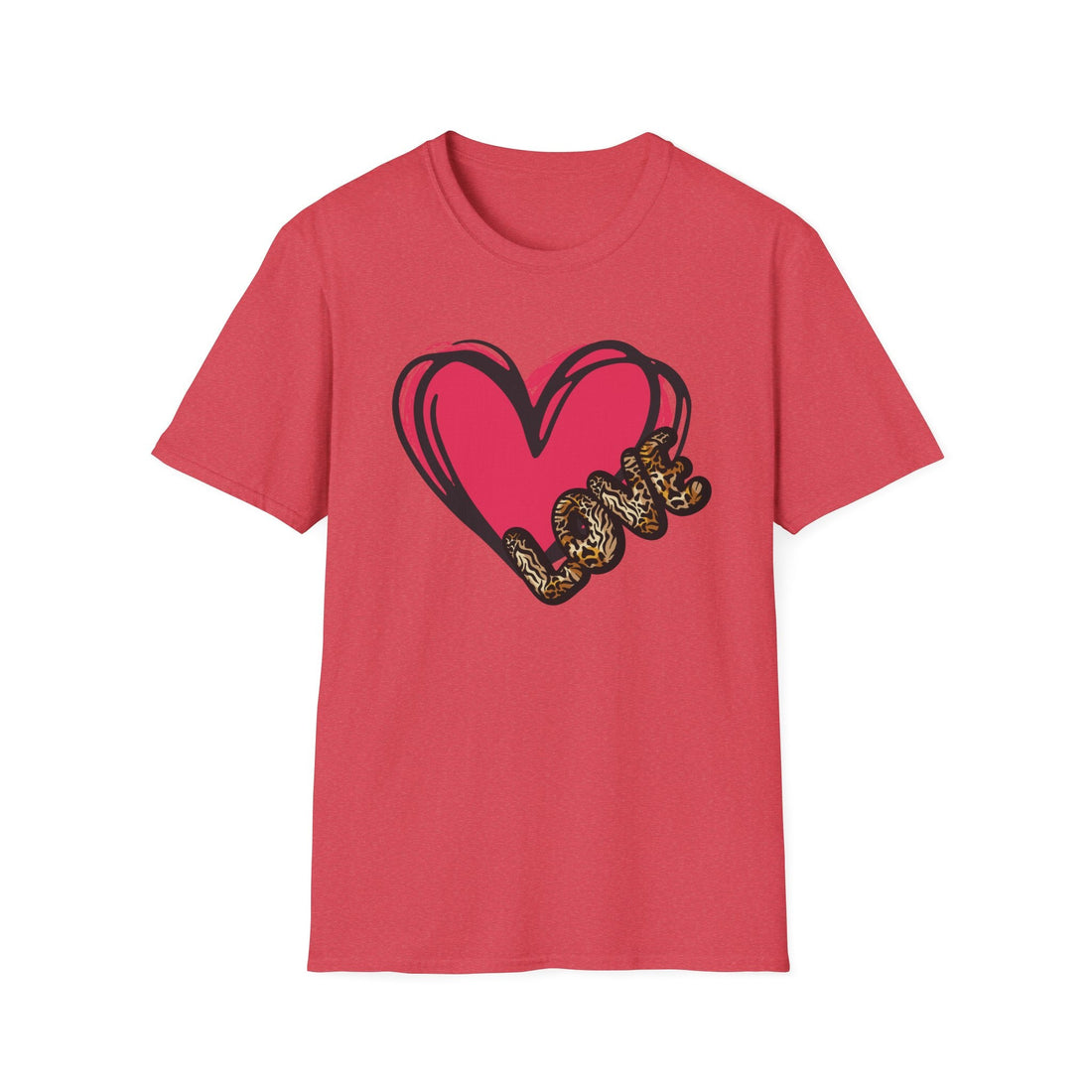 Cheetah Love Gildan 64000 Softstyle T-Shirt - T-Shirt - Positively Sassy - Cheetah Love Gildan 64000 Softstyle T-Shirt