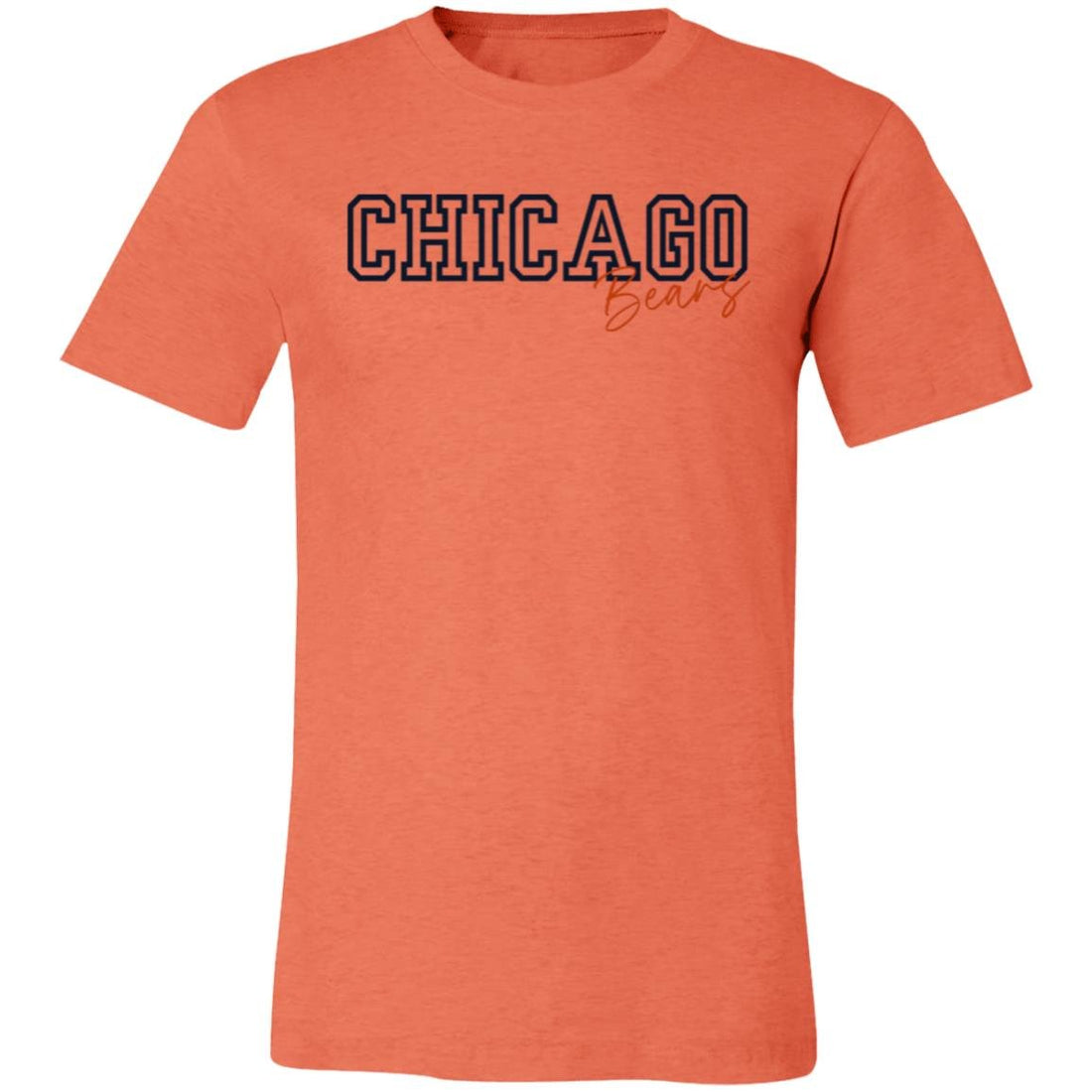 Chicago Bears Bella 3001 - T - Shirts - Positively Sassy - Chicago Bears Bella 3001