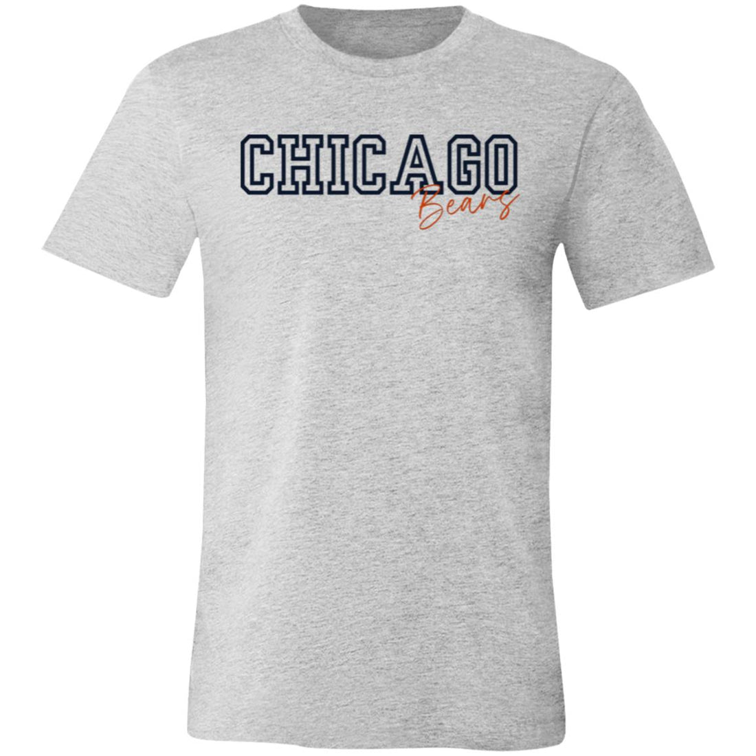 Chicago Bears Bella 3001 - T - Shirts - Positively Sassy - Chicago Bears Bella 3001