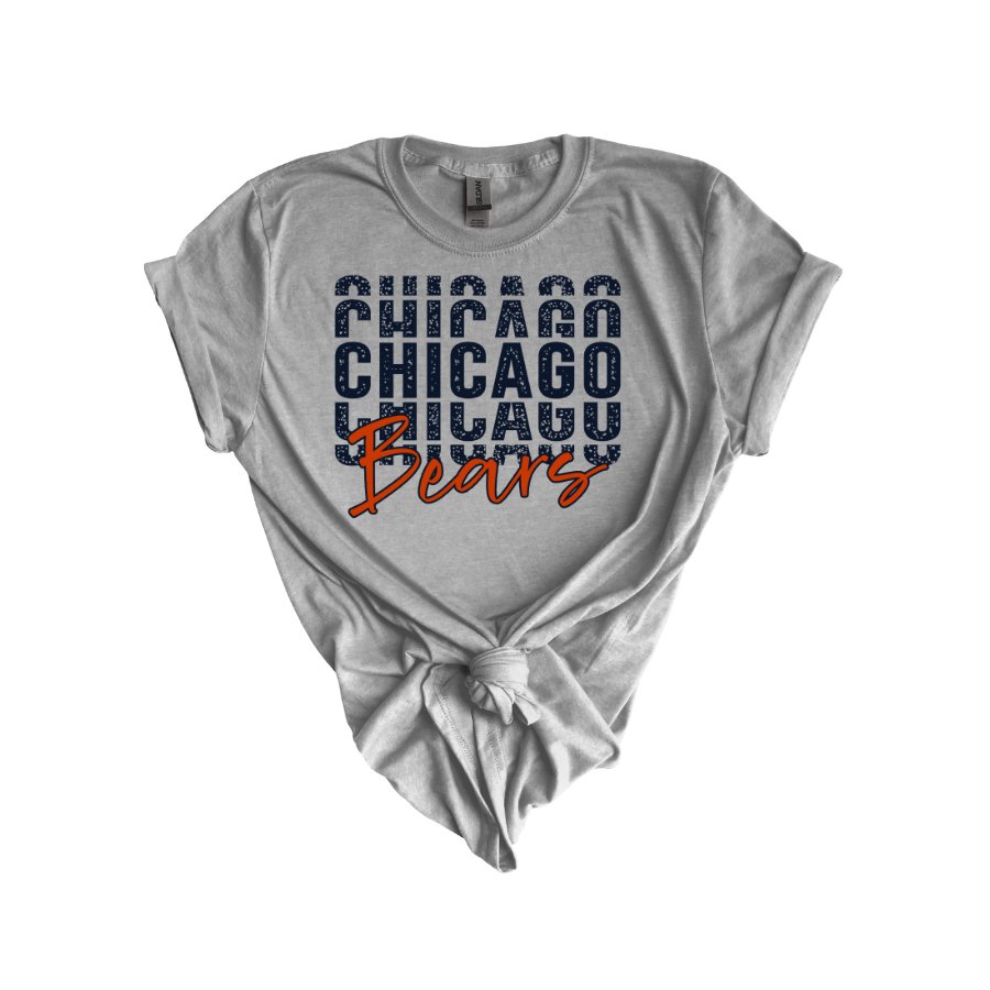 Chicago Repeat Bella 3001 - T - Shirts - Positively Sassy - Chicago Repeat Bella 3001