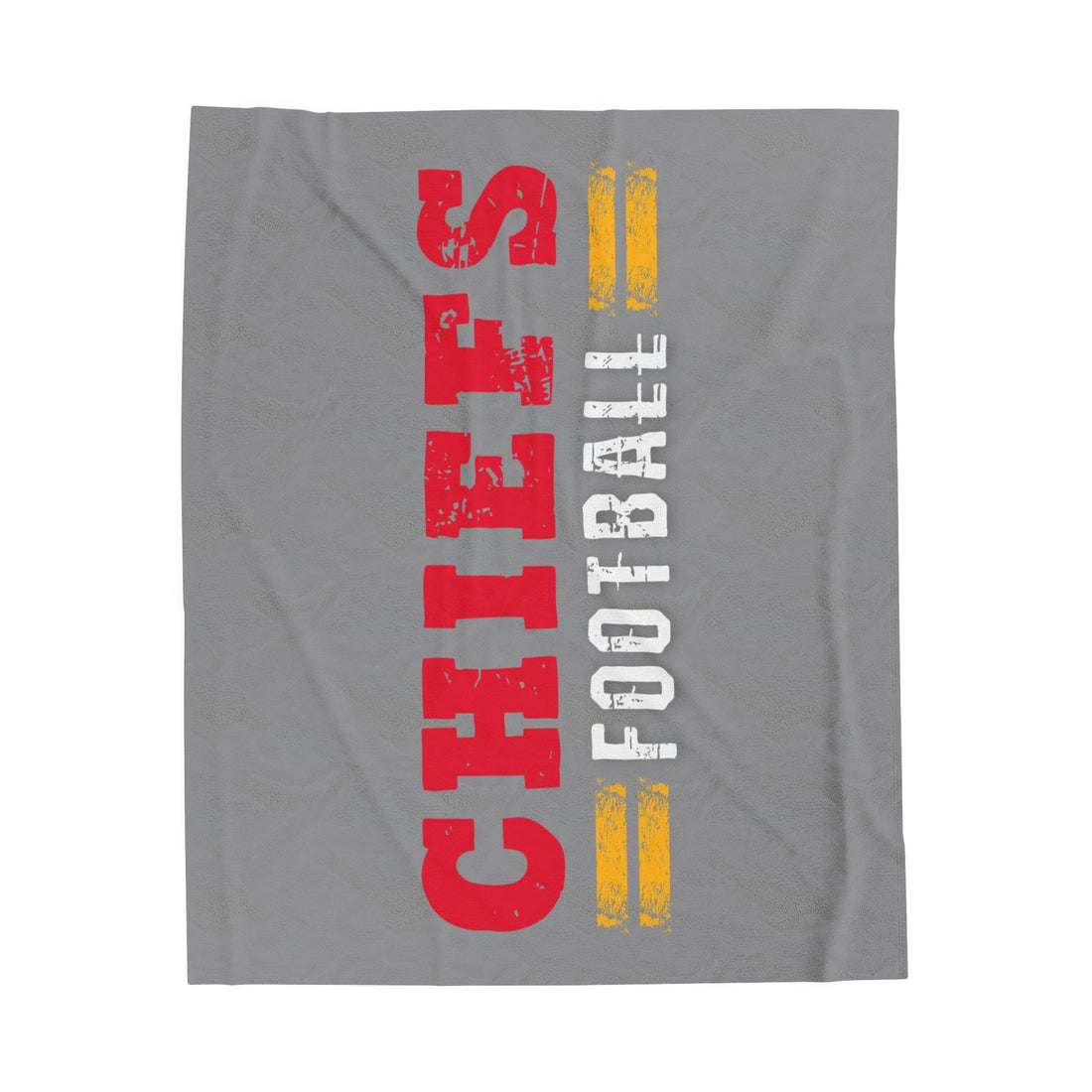 Chiefs Football Velveteen Plush Blanket - All Over Prints - Positively Sassy - Chiefs Football Velveteen Plush Blanket