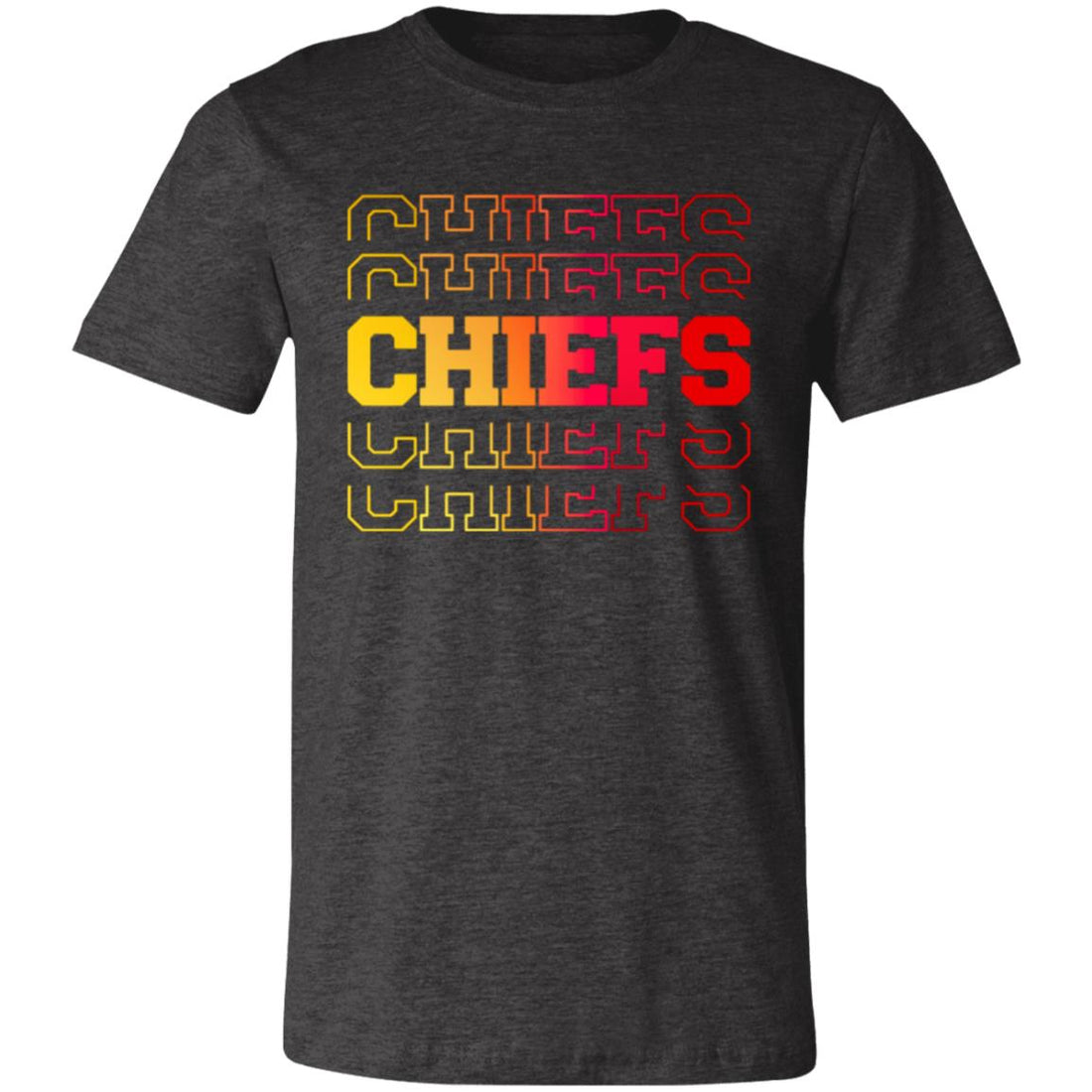 Chiefs Gradient T-Shirt - T-Shirts - Positively Sassy - Chiefs Gradient T-Shirt