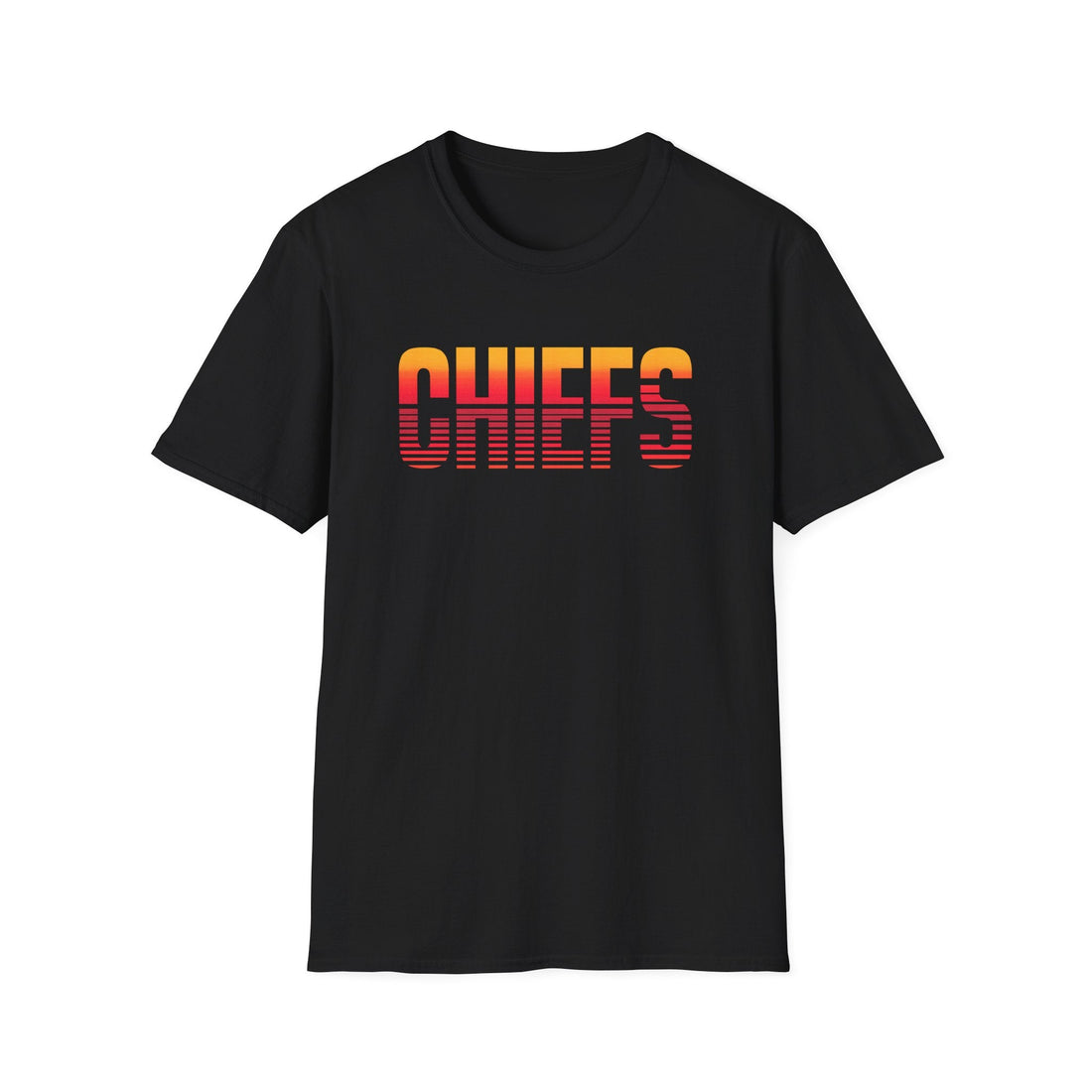 Chiefs Lines Softstyle T-Shirt - T-Shirt - Positively Sassy - Chiefs Lines Softstyle T-Shirt