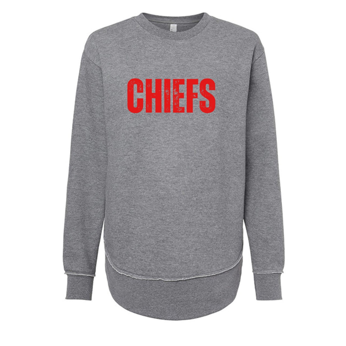 Chiefs Long Crewneck - Positively Sassy - Chiefs Long Crewneck