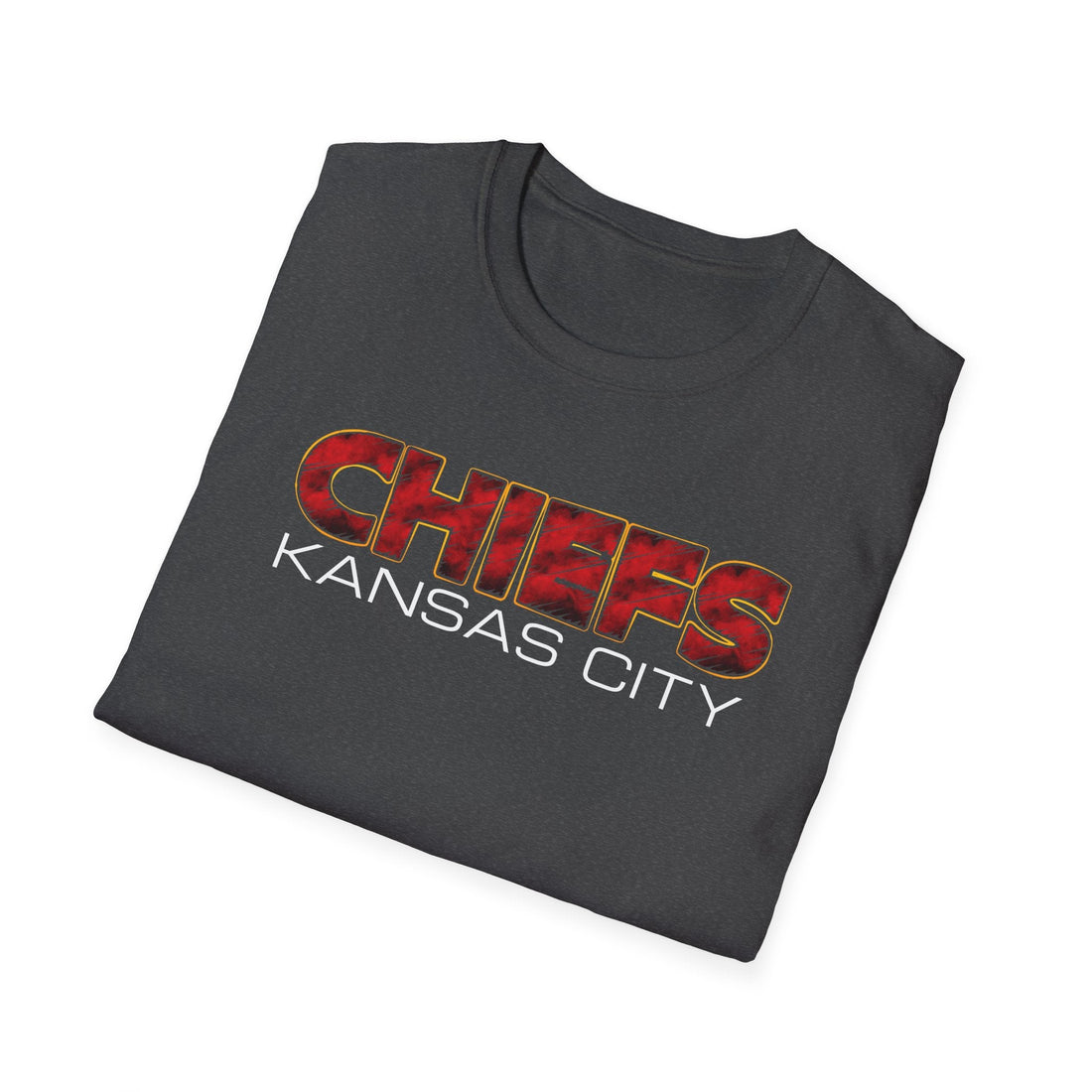 Chiefs Sketch Gildan 64000 - T-Shirt - Positively Sassy - Chiefs Sketch Gildan 64000