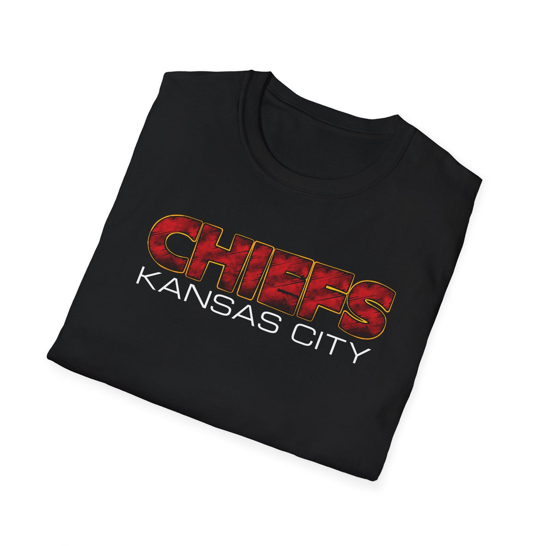 Chiefs Sketch Gildan 64000 - T-Shirt - Positively Sassy - Chiefs Sketch Gildan 64000