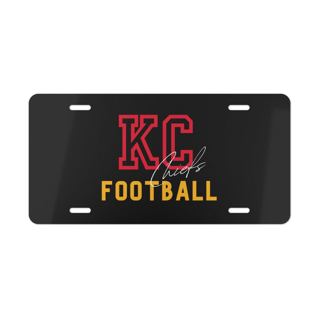 Chiefs Vanity Plate - Accessories - Positively Sassy - Chiefs Vanity Plate