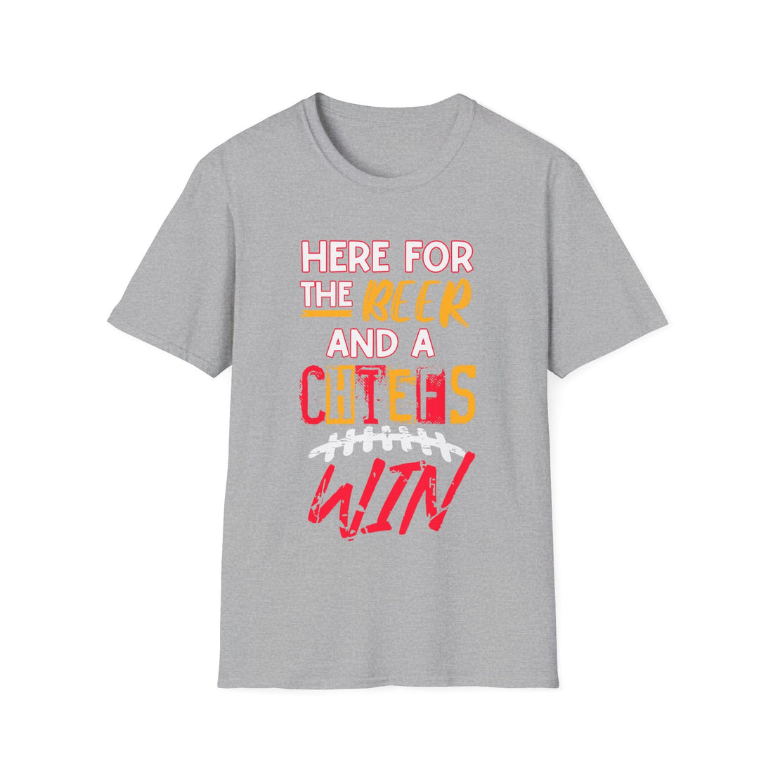 Chiefs WIN Gildan 64000 - T-Shirt - Positively Sassy - Chiefs WIN Gildan 64000