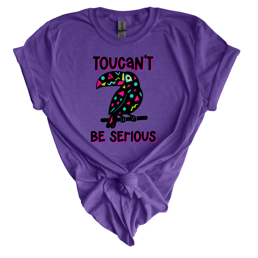 Colorful Toucan T-Shirt, Tropical Casual Wear, Fun Animal Shirt, Gift for Bird Lovers, Summer Fashion Tee, Unisex Graphic Tee - T-Shirt - Positively Sassy - Colorful Toucan T-Shirt, Tropical Casual Wear, Fun Animal Shirt, Gift for Bird Lovers, Summer Fashion Tee, Unisex Graphic Tee