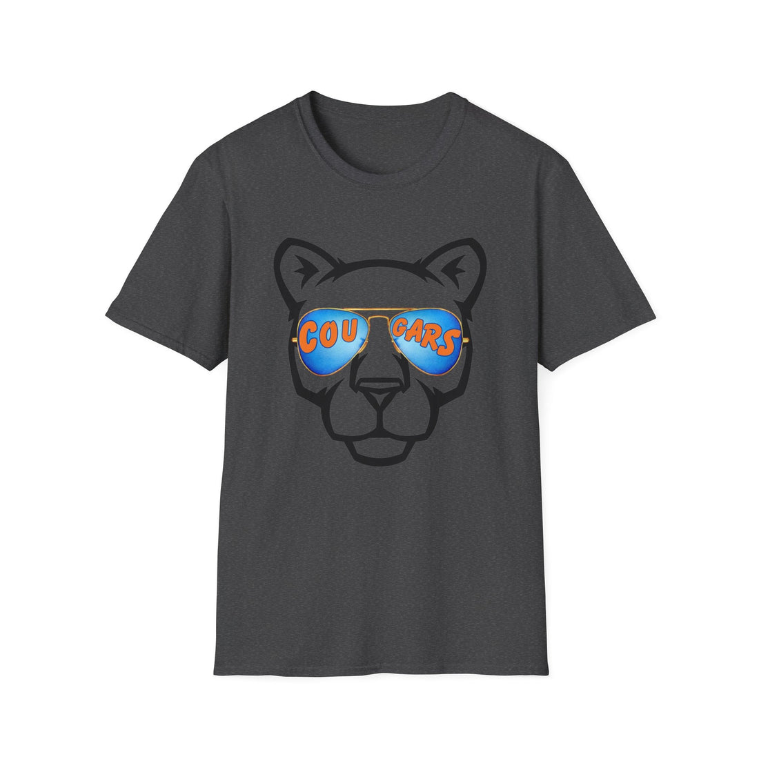 Cool Cougar T - Shirt Gildan 64000 - T - Shirt - Positively Sassy - Cool Cougar T - Shirt Gildan 64000