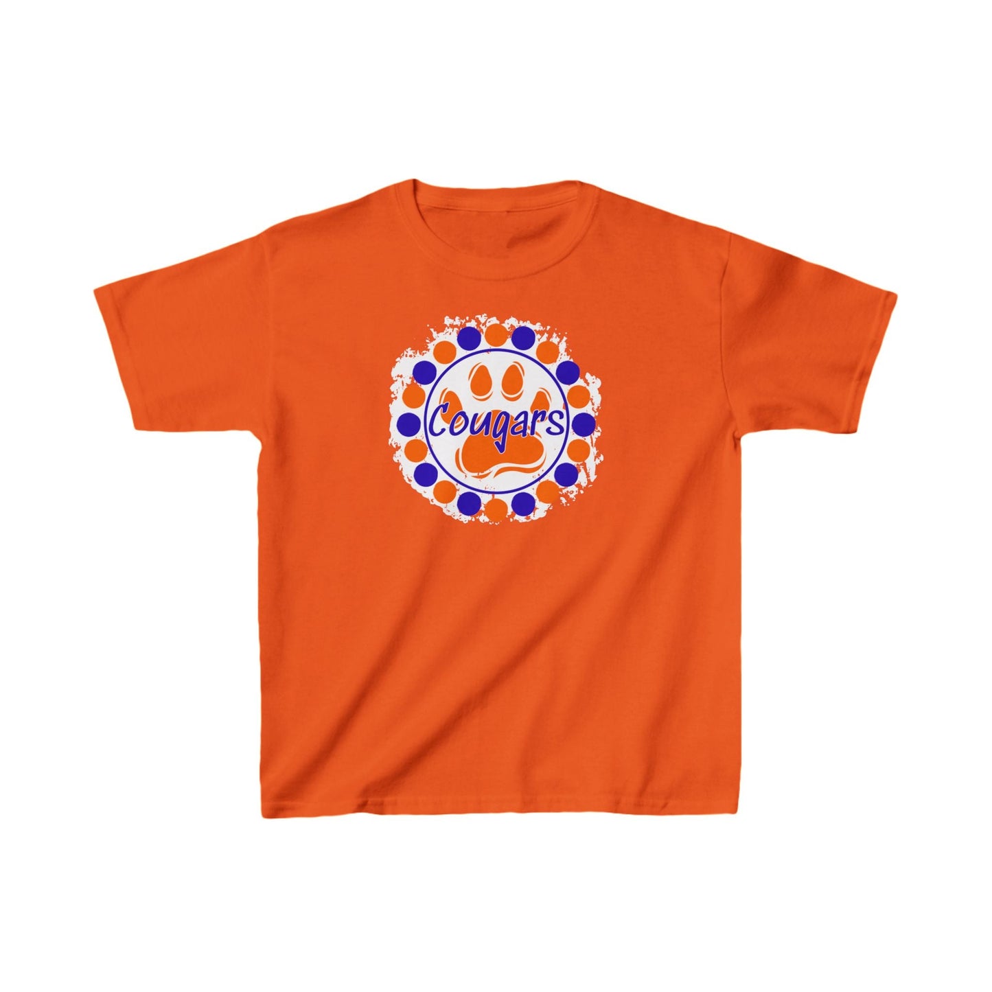 Cougar Circles - Kids Heavy Cotton™ Tee - Kids clothes - Positively Sassy - Cougar Circles - Kids Heavy Cotton™ Tee