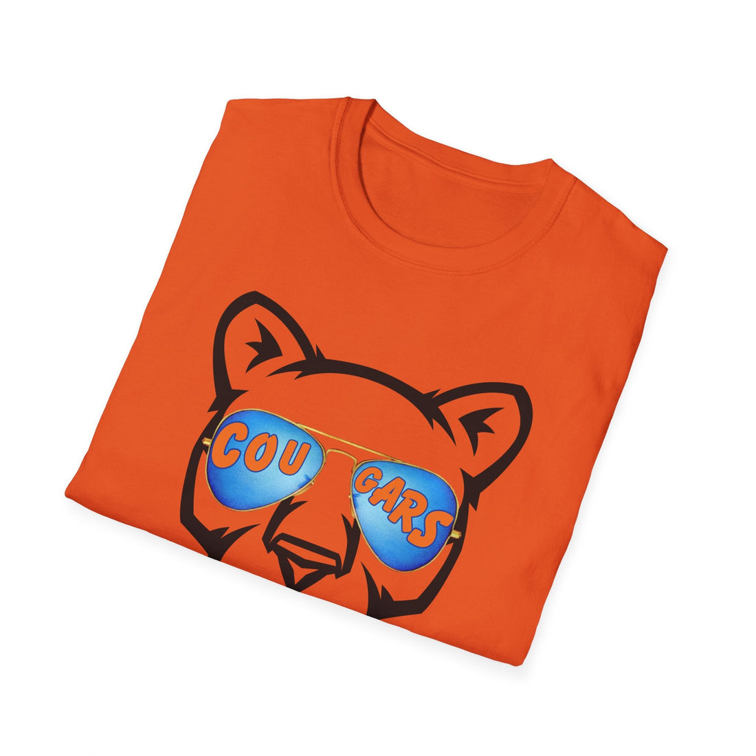 Cougar Glasses (OB 7/8) Gildan 64000 Unisex Softstyle T-Shirt - T-Shirt - Positively Sassy - Cougar Glasses (OB 7/8) Gildan 64000 Unisex Softstyle T-Shirt