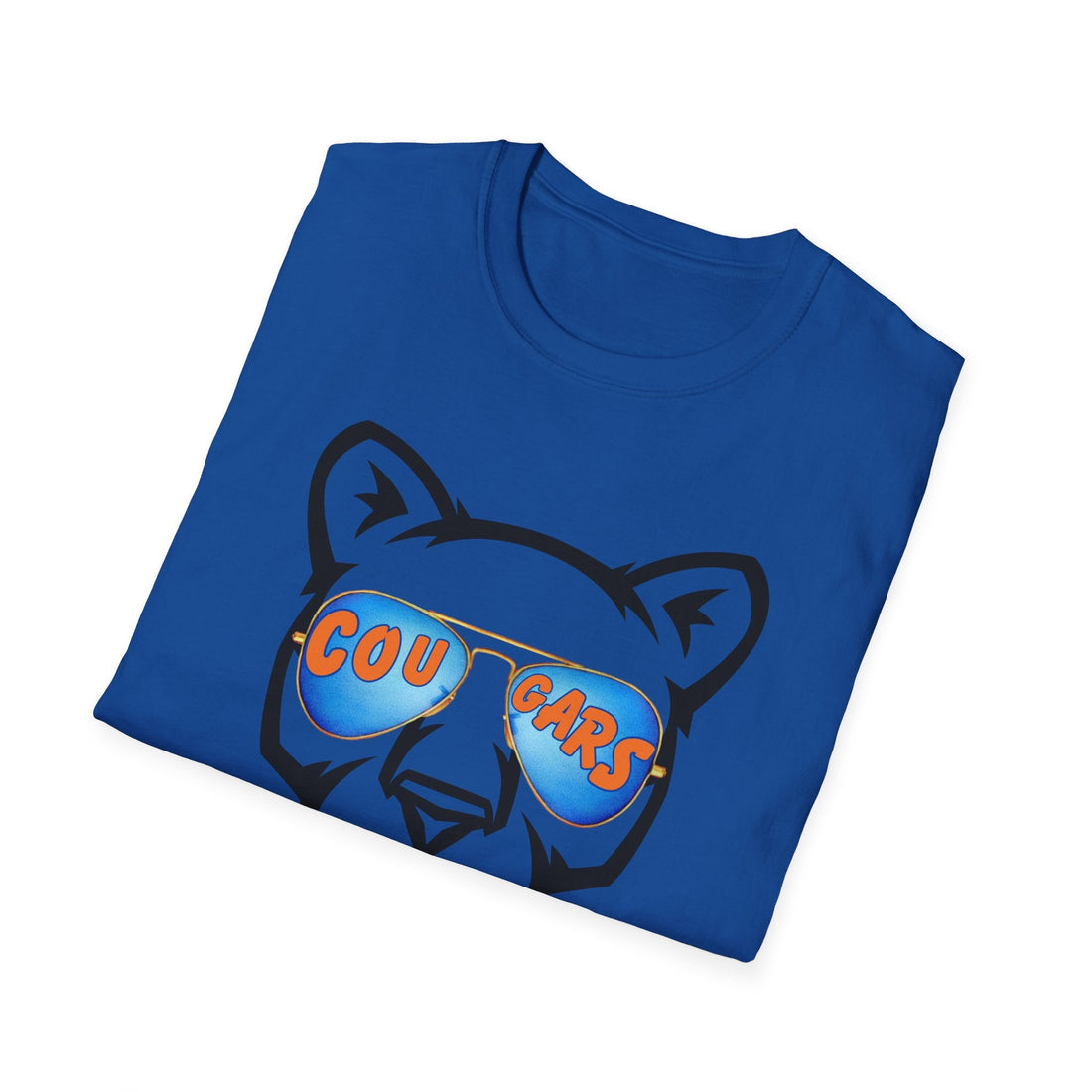 Cougar Glasses (OB 7/8) Gildan 64000 Unisex Softstyle T-Shirt - T-Shirt - Positively Sassy - Cougar Glasses (OB 7/8) Gildan 64000 Unisex Softstyle T-Shirt