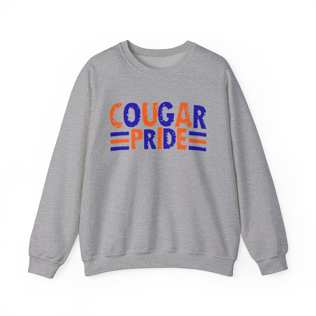 Cougar Pride (OB 15) Unisex Heavy Blend™ Crewneck Sweatshirt - Sweatshirt - Positively Sassy - Cougar Pride (OB 15) Unisex Heavy Blend™ Crewneck Sweatshirt