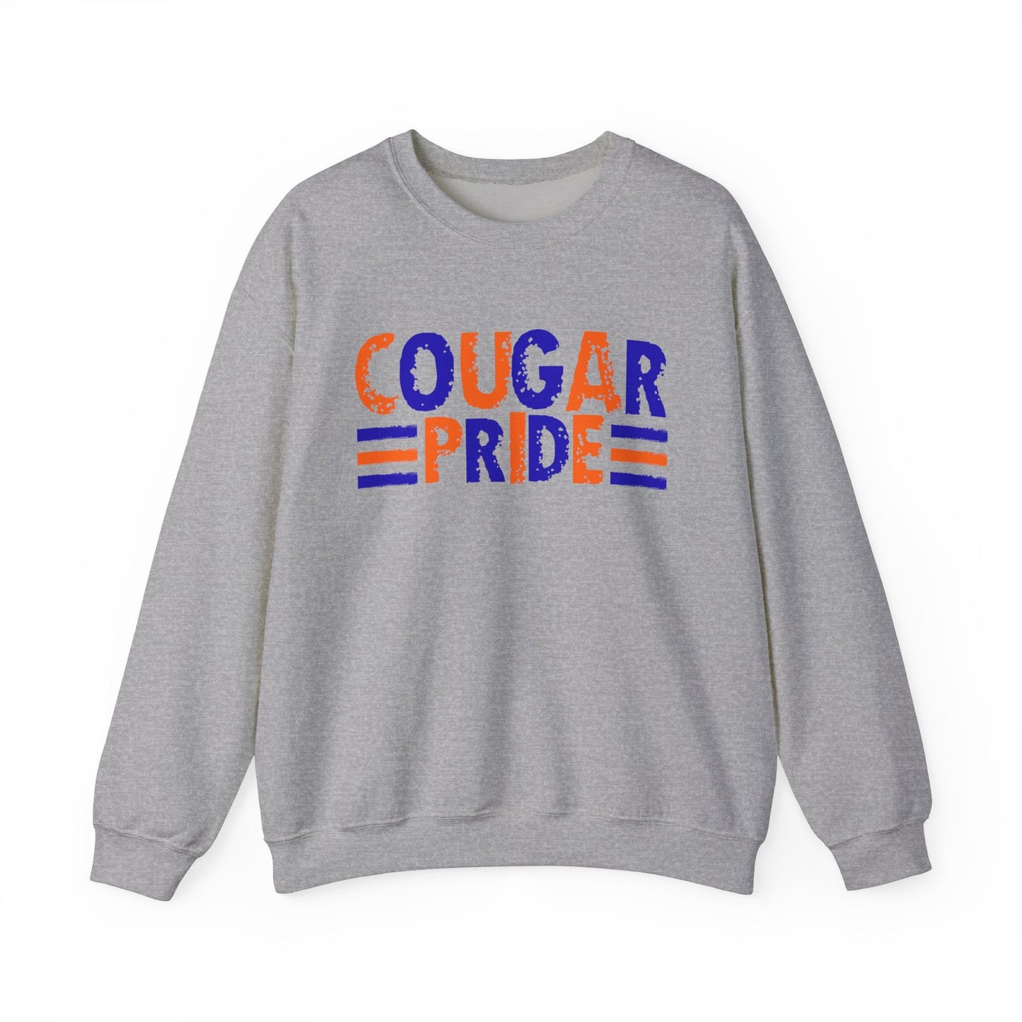 Cougar Pride (OB 15) Unisex Heavy Blend™ Crewneck Sweatshirt - Sweatshirt - Positively Sassy - Cougar Pride (OB 15) Unisex Heavy Blend™ Crewneck Sweatshirt