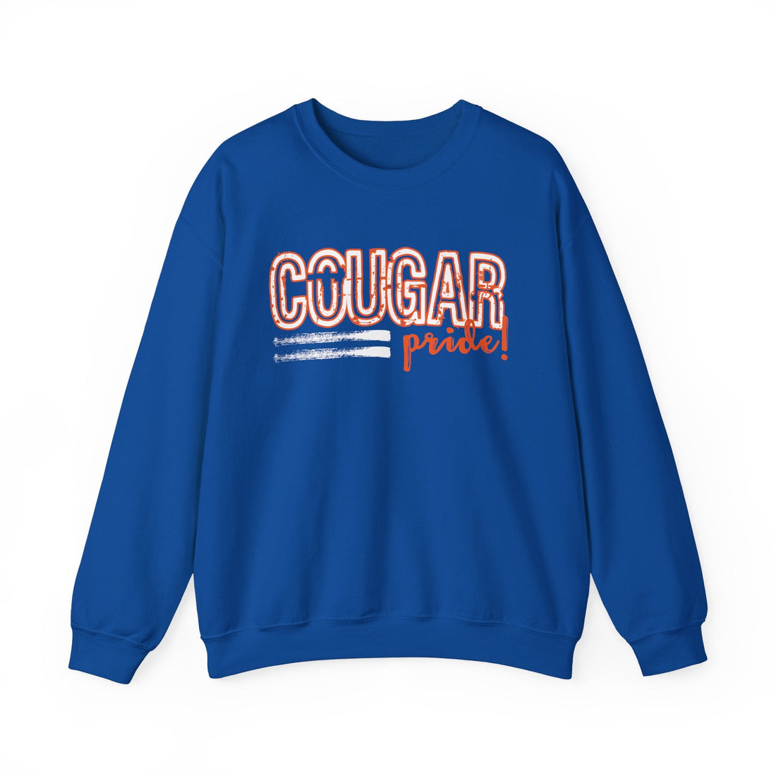 Cougar Pride (OB 18) Unisex Heavy Blend™ Crewneck Sweatshirt - Sweatshirt - Positively Sassy - Cougar Pride (OB 18) Unisex Heavy Blend™ Crewneck Sweatshirt