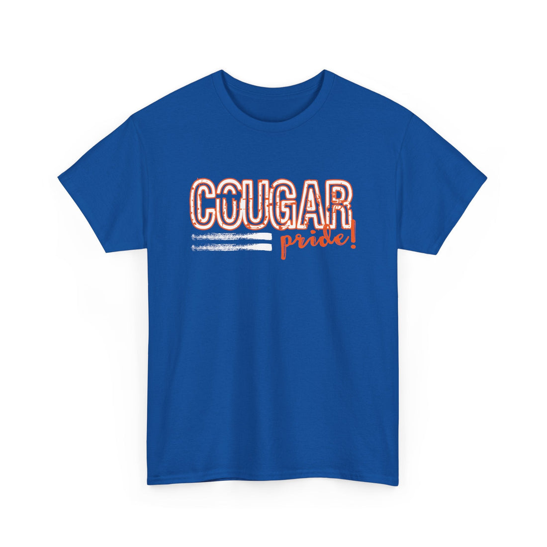 Cougar Pride Swipe (OB 10) Gildan 5000 Unisex Heavy Cotton Tee - T-Shirt - Positively Sassy - Cougar Pride Swipe (OB 10) Gildan 5000 Unisex Heavy Cotton Tee