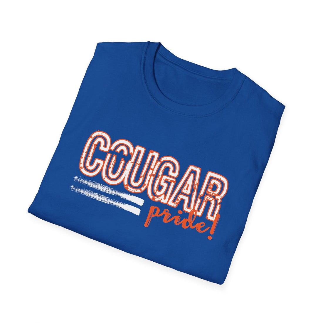 Cougar Pride Swipe (OB 10) Gildan 64000 Unisex Softstyle T-Shirt - T-Shirt - Positively Sassy - Cougar Pride Swipe (OB 10) Gildan 64000 Unisex Softstyle T-Shirt