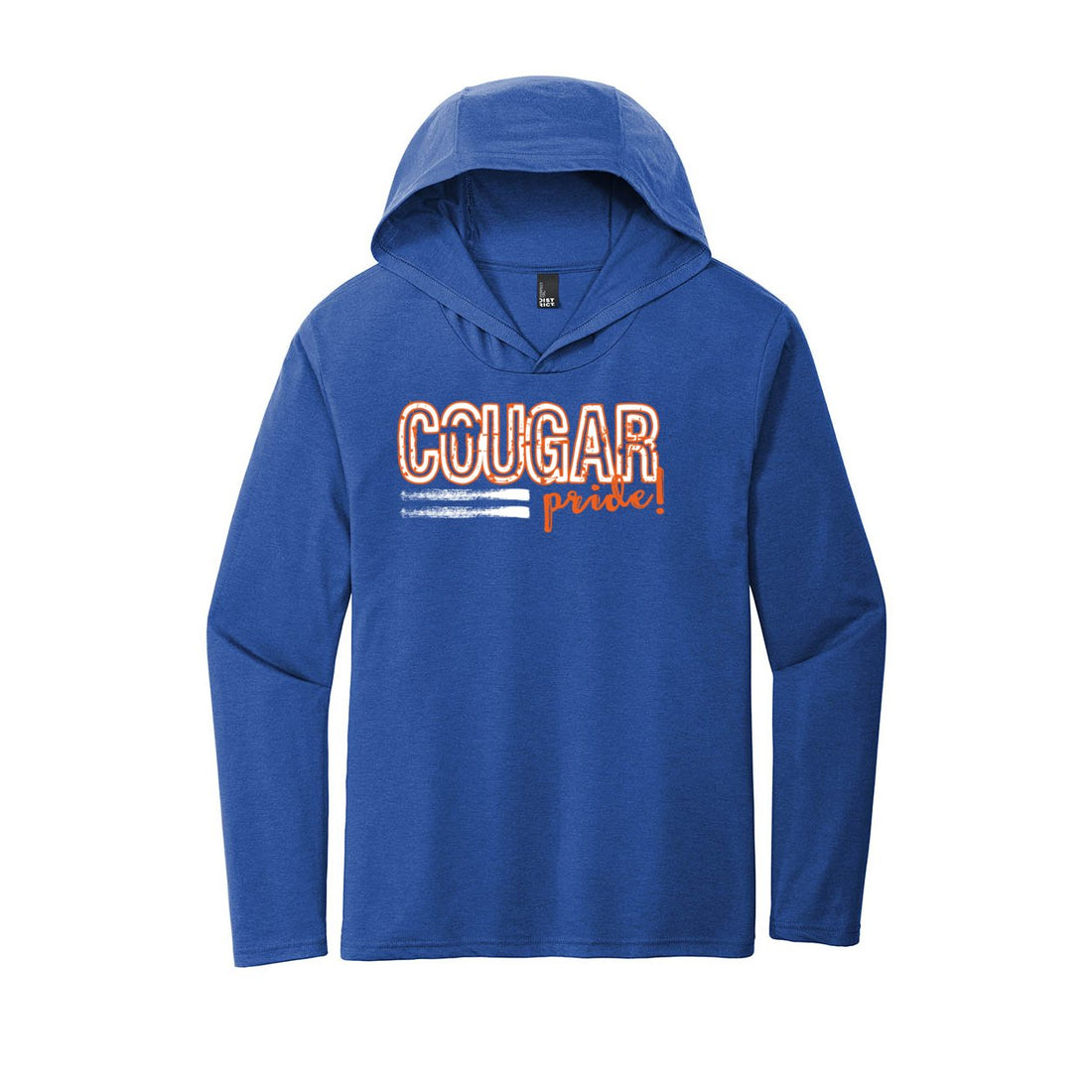 Cougar Pride Swipe (OB 28) District ® Perfect Tri ® Long Sleeve Hoodie DM139 - Long Sleeve - Positively Sassy - Cougar Pride Swipe (OB 28) District ® Perfect Tri ® Long Sleeve Hoodie DM139