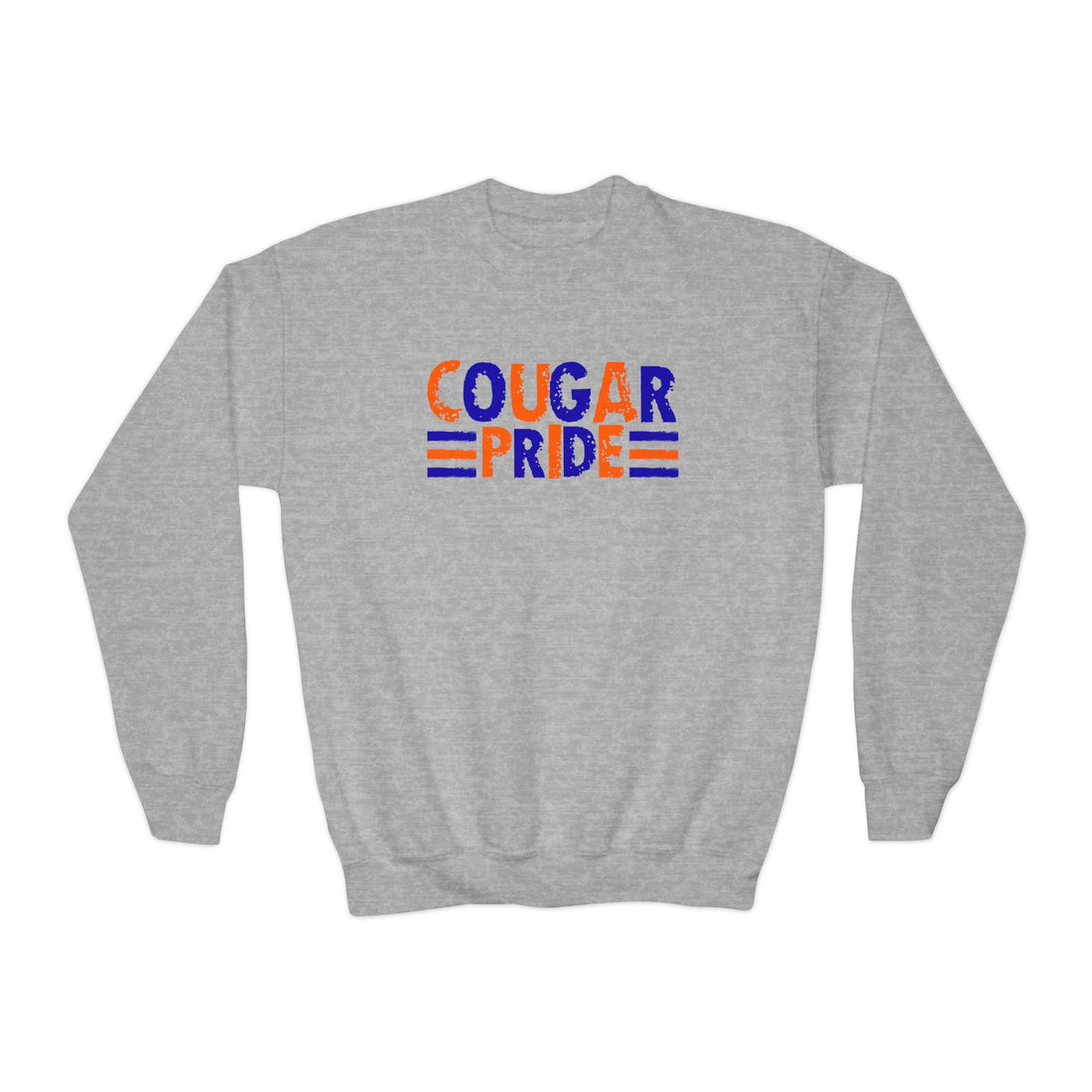 Cougar Pride - Youth Crewneck Sweatshirt - Kids clothes - Positively Sassy - Cougar Pride - Youth Crewneck Sweatshirt