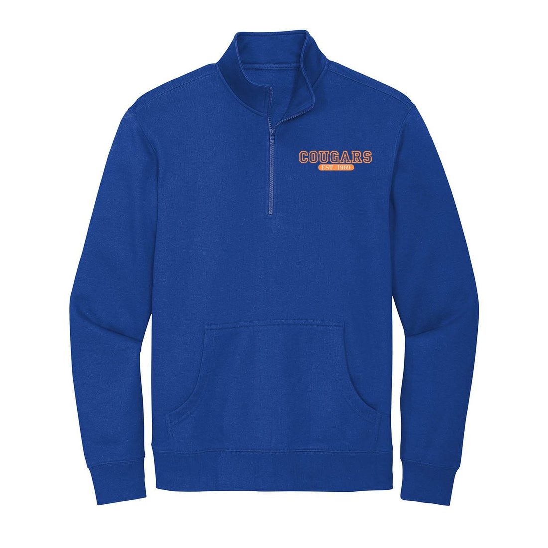 Cougars 1969 (OB 26) District Fleece 1/4 Zip - Sweaters/Hoodies - Positively Sassy - Cougars 1969 (OB 26) District Fleece 1/4 Zip