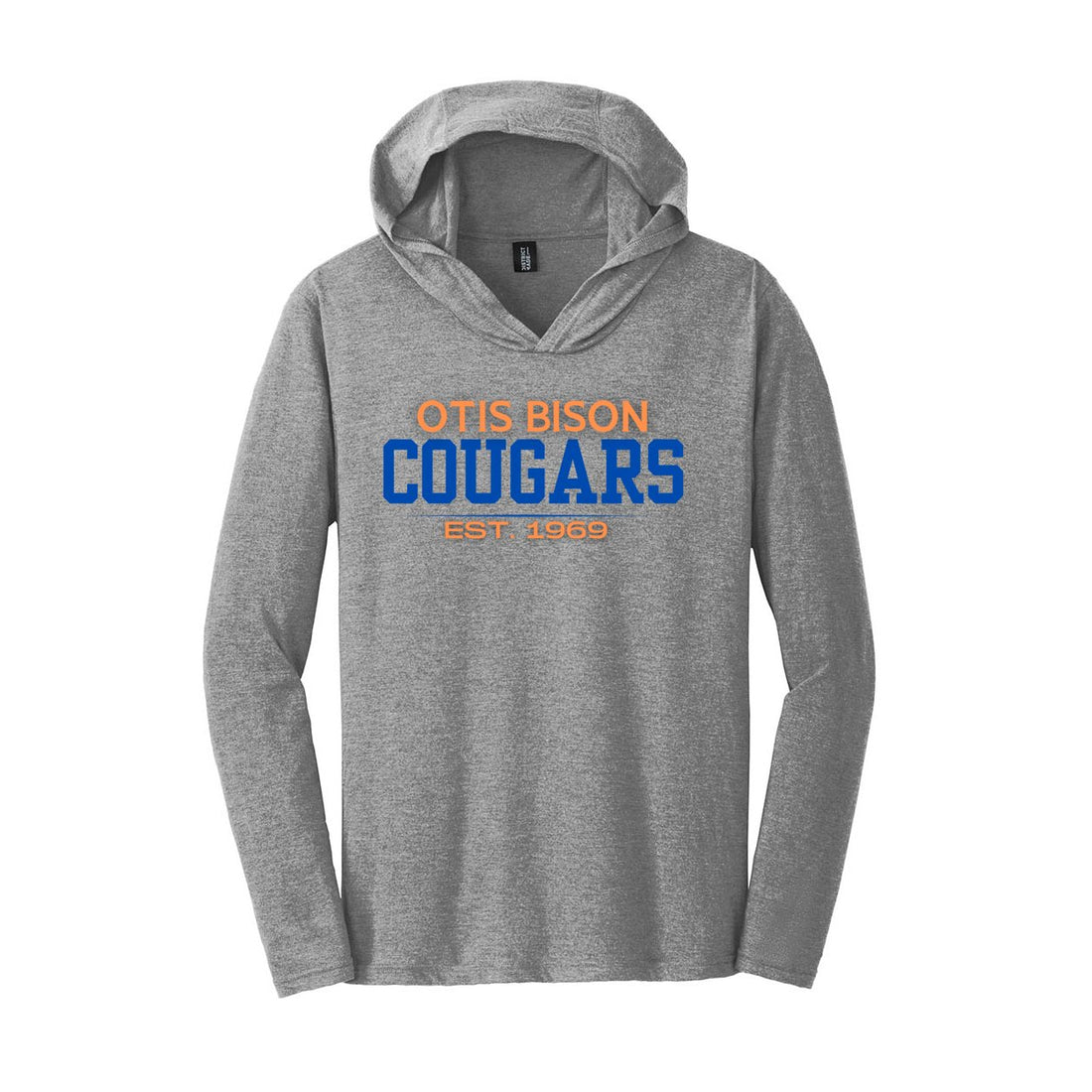 Cougars Est (OB 30) District ® Perfect Tri ® Long Sleeve Hoodie DM139 - Long Sleeve - Positively Sassy - Cougars Est (OB 30) District ® Perfect Tri ® Long Sleeve Hoodie DM139