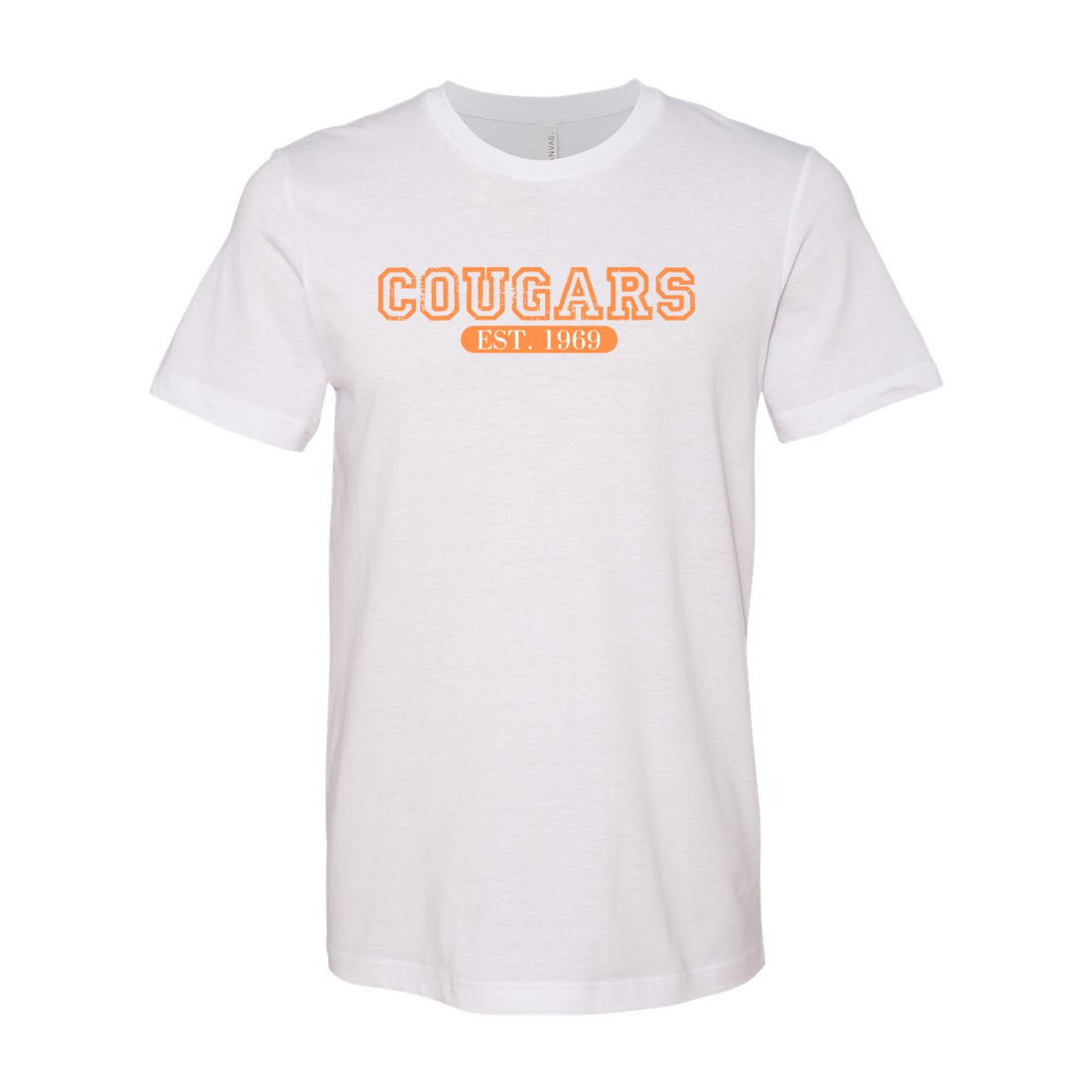 Cougars Est. Short Sleeve Jersey Tee - T - Shirts - Positively Sassy - Cougars Est. Short Sleeve Jersey Tee