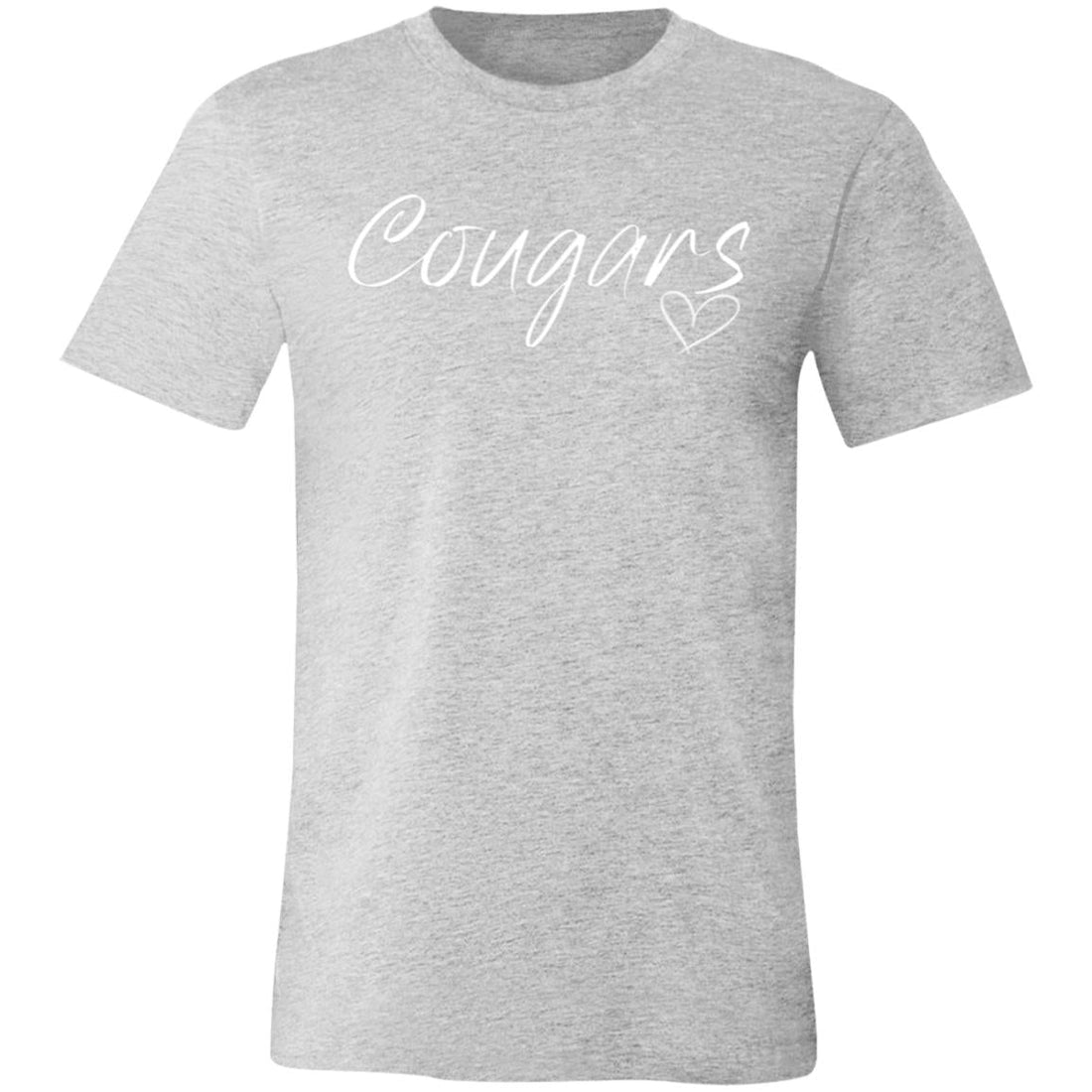 Cougars Heart T-Shirt - T-Shirts - Positively Sassy - Cougars Heart T-Shirt