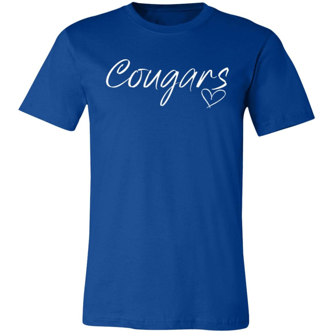 Cougars Heart T-Shirt - T-Shirts - Positively Sassy - Cougars Heart T-Shirt