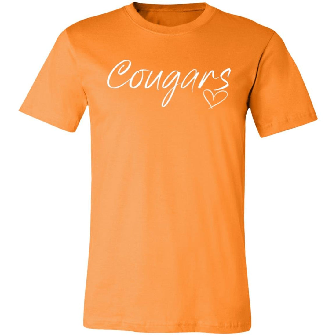 Cougars Heart T-Shirt - T-Shirts - Positively Sassy - Cougars Heart T-Shirt