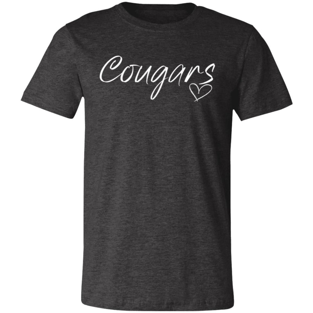 Cougars Heart T-Shirt - T-Shirts - Positively Sassy - Cougars Heart T-Shirt