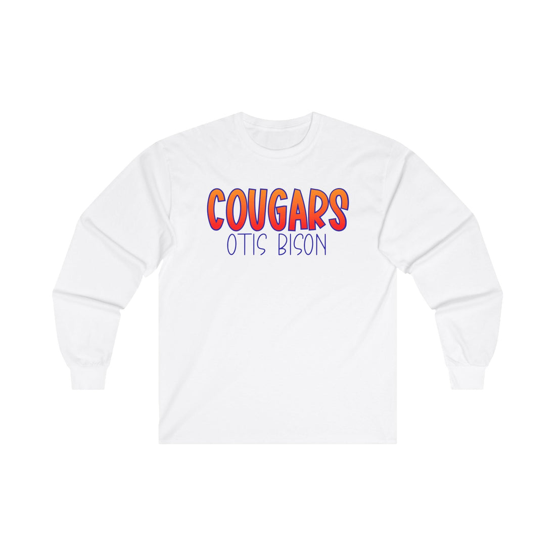 Cougars OB Long Sleeve Tee Gildan Unisex Ultra Cotton - Long - sleeve - Positively Sassy - Cougars OB Long Sleeve Tee Gildan Unisex Ultra Cotton