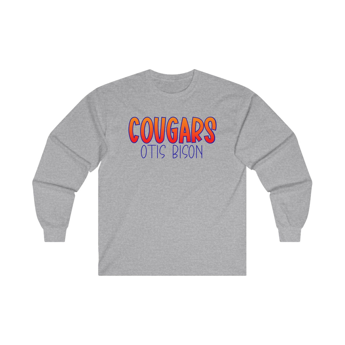 Cougars OB Long Sleeve Tee Gildan Unisex Ultra Cotton - Long - sleeve - Positively Sassy - Cougars OB Long Sleeve Tee Gildan Unisex Ultra Cotton