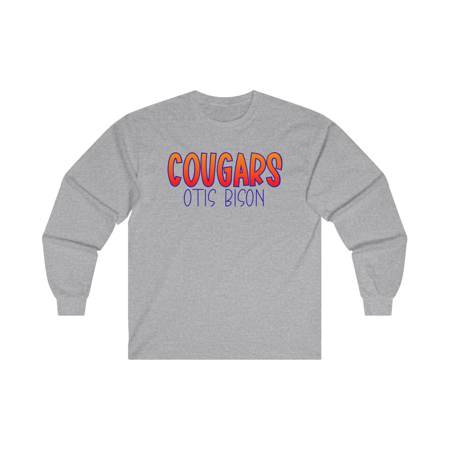 Cougars OB Long Sleeve Tee Gildan Unisex Ultra Cotton - Long - sleeve - Positively Sassy - Cougars OB Long Sleeve Tee Gildan Unisex Ultra Cotton