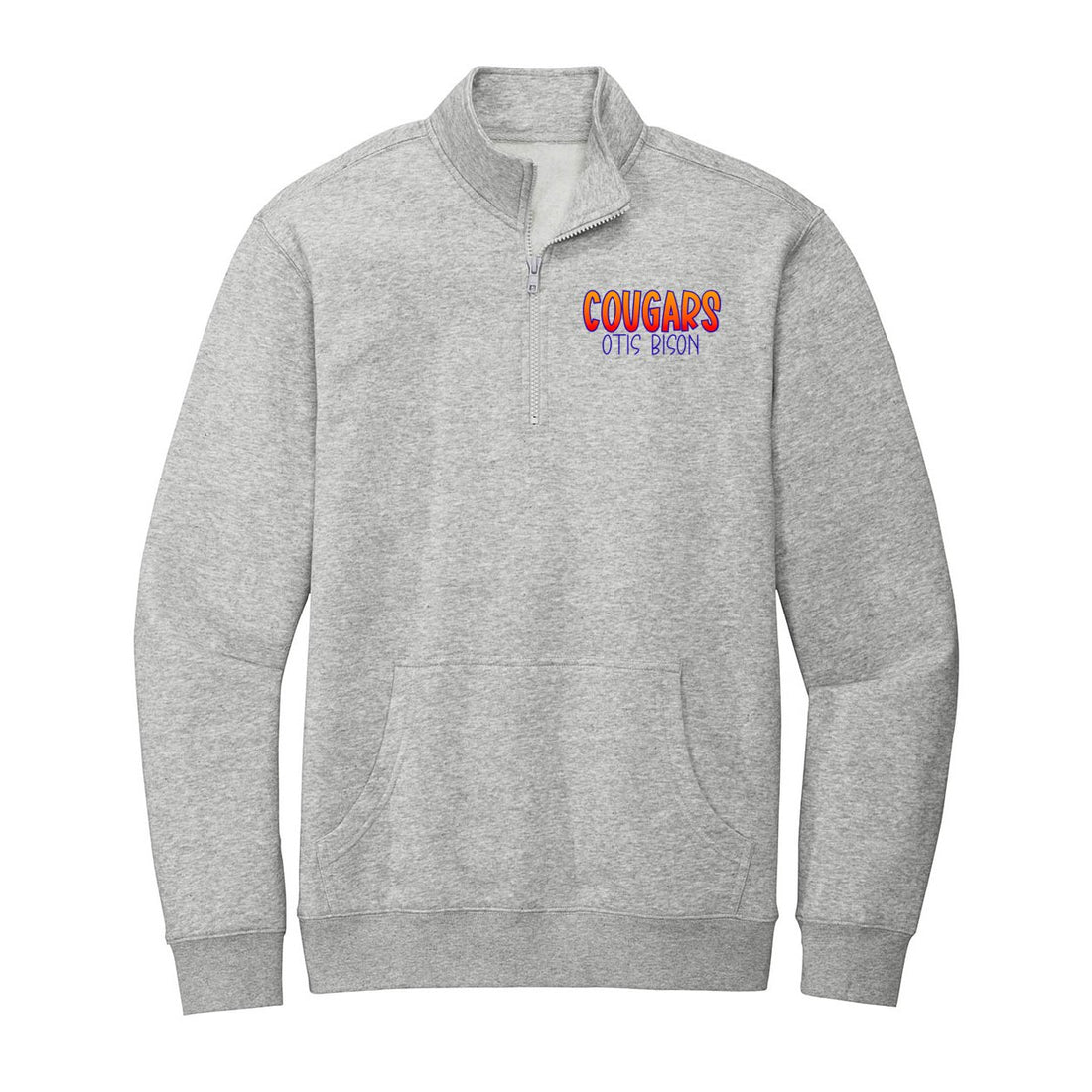 Cougars OB (OB 26) District Fleece 1/4 Zip - Sweaters/Hoodies - Positively Sassy - Cougars OB (OB 26) District Fleece 1/4 Zip