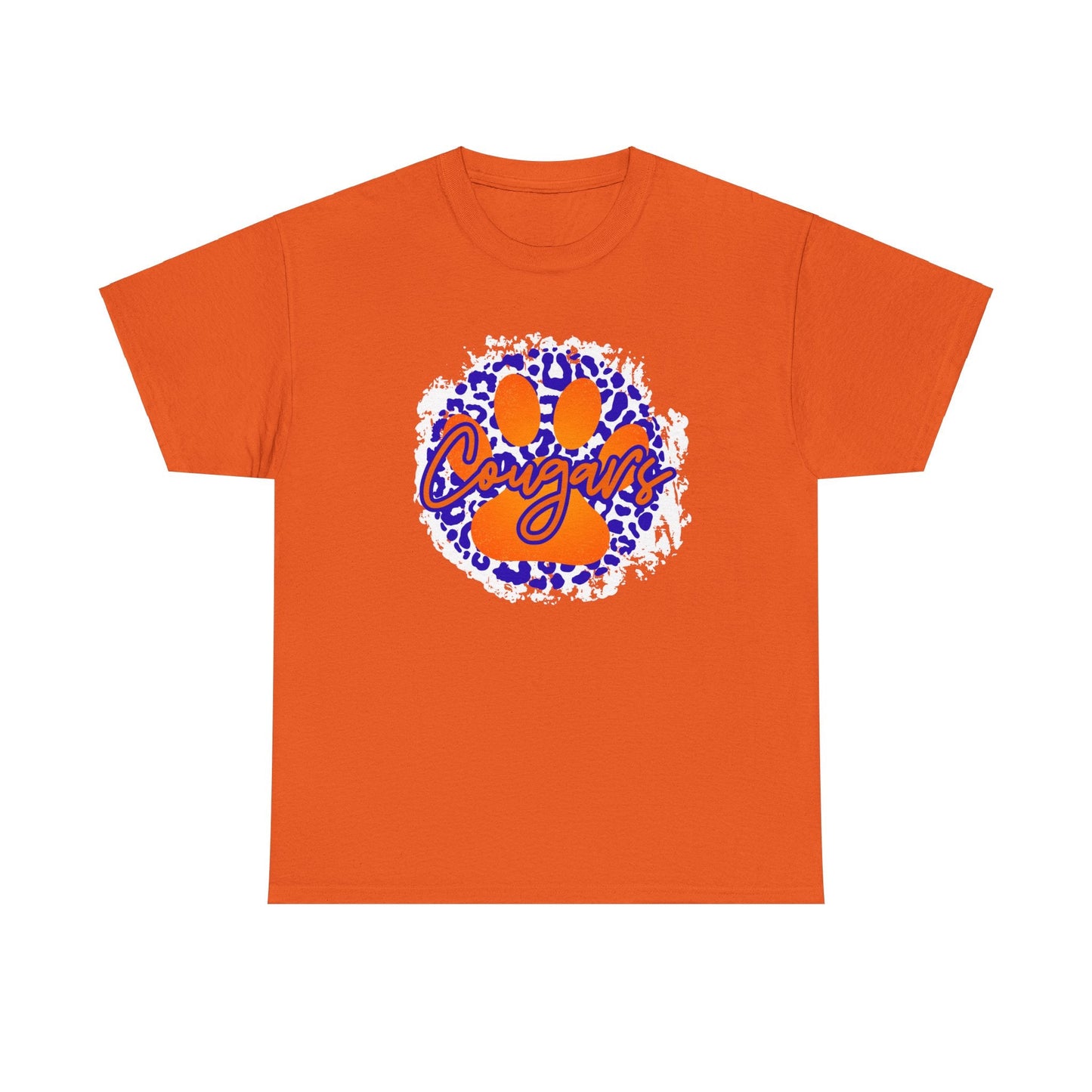 Cougars Paw (OB 3/4) Gildan 5000 Unisex Heavy Cotton Tee - T-Shirt - Positively Sassy - Cougars Paw (OB 3/4) Gildan 5000 Unisex Heavy Cotton Tee