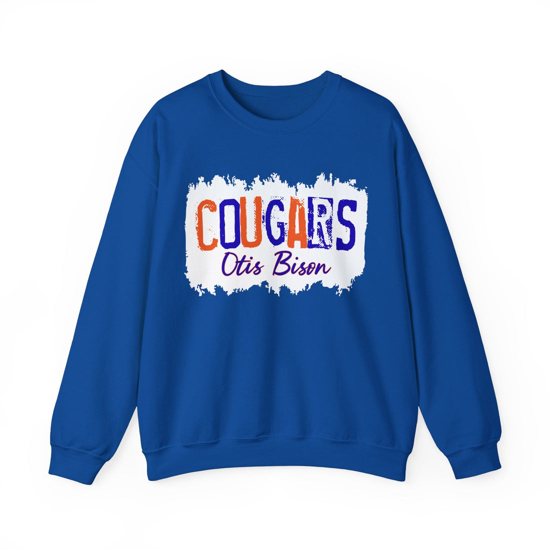 Cougars Stamp (OB 17) Unisex Heavy Blend™ Crewneck Sweatshirt - Sweatshirt - Positively Sassy - Cougars Stamp (OB 17) Unisex Heavy Blend™ Crewneck Sweatshirt