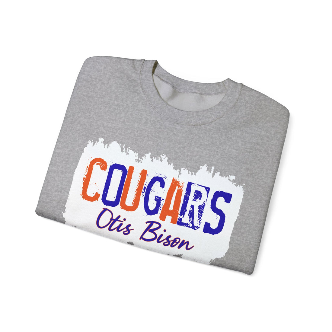 Cougars Stamp (OB 17) Unisex Heavy Blend™ Crewneck Sweatshirt - Sweatshirt - Positively Sassy - Cougars Stamp (OB 17) Unisex Heavy Blend™ Crewneck Sweatshirt