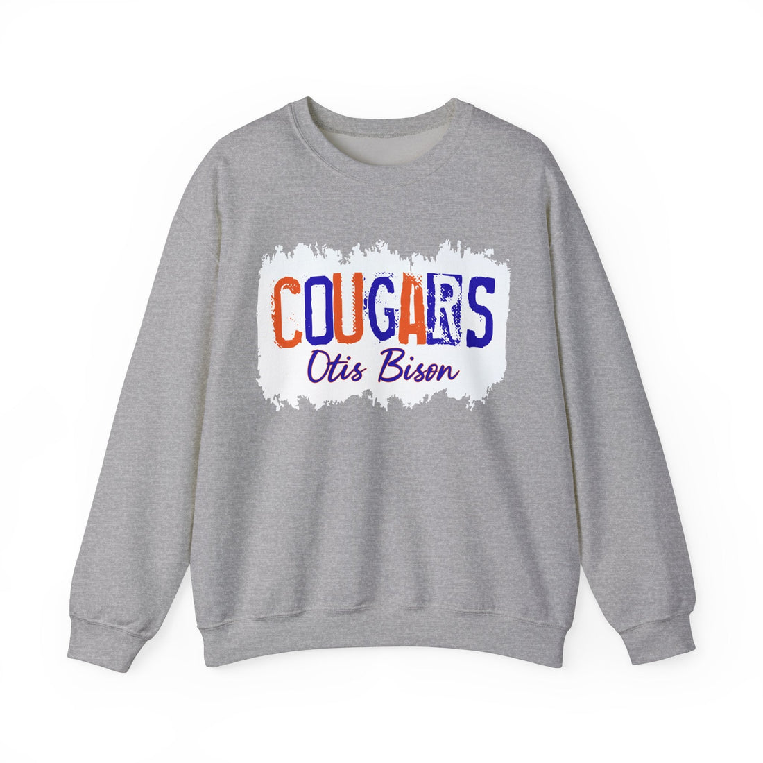 Cougars Stamp (OB 17) Unisex Heavy Blend™ Crewneck Sweatshirt - Sweatshirt - Positively Sassy - Cougars Stamp (OB 17) Unisex Heavy Blend™ Crewneck Sweatshirt