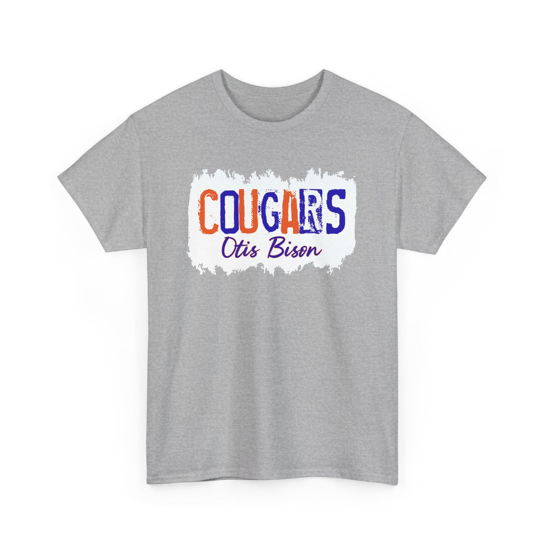 Cougars Stamp (OB 5/6) Gildan 5000 Unisex Heavy Cotton Tee - T-Shirt - Positively Sassy - Cougars Stamp (OB 5/6) Gildan 5000 Unisex Heavy Cotton Tee