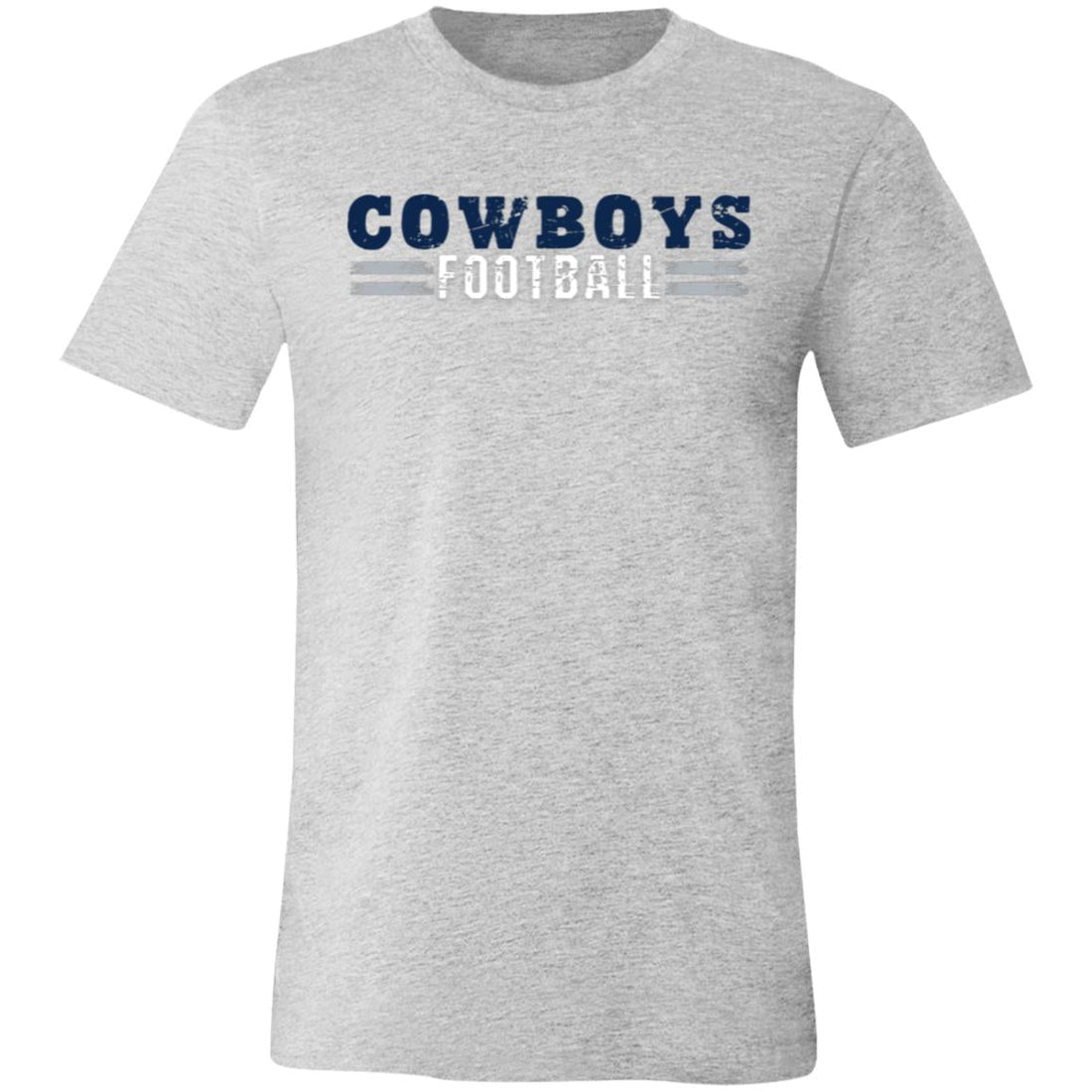 Cowboys Football Bella 3001 - T - Shirts - Positively Sassy - Cowboys Football Bella 3001