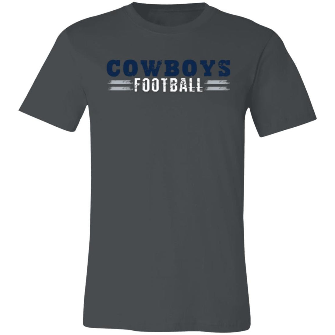 Cowboys Football Bella 3001 - T - Shirts - Positively Sassy - Cowboys Football Bella 3001