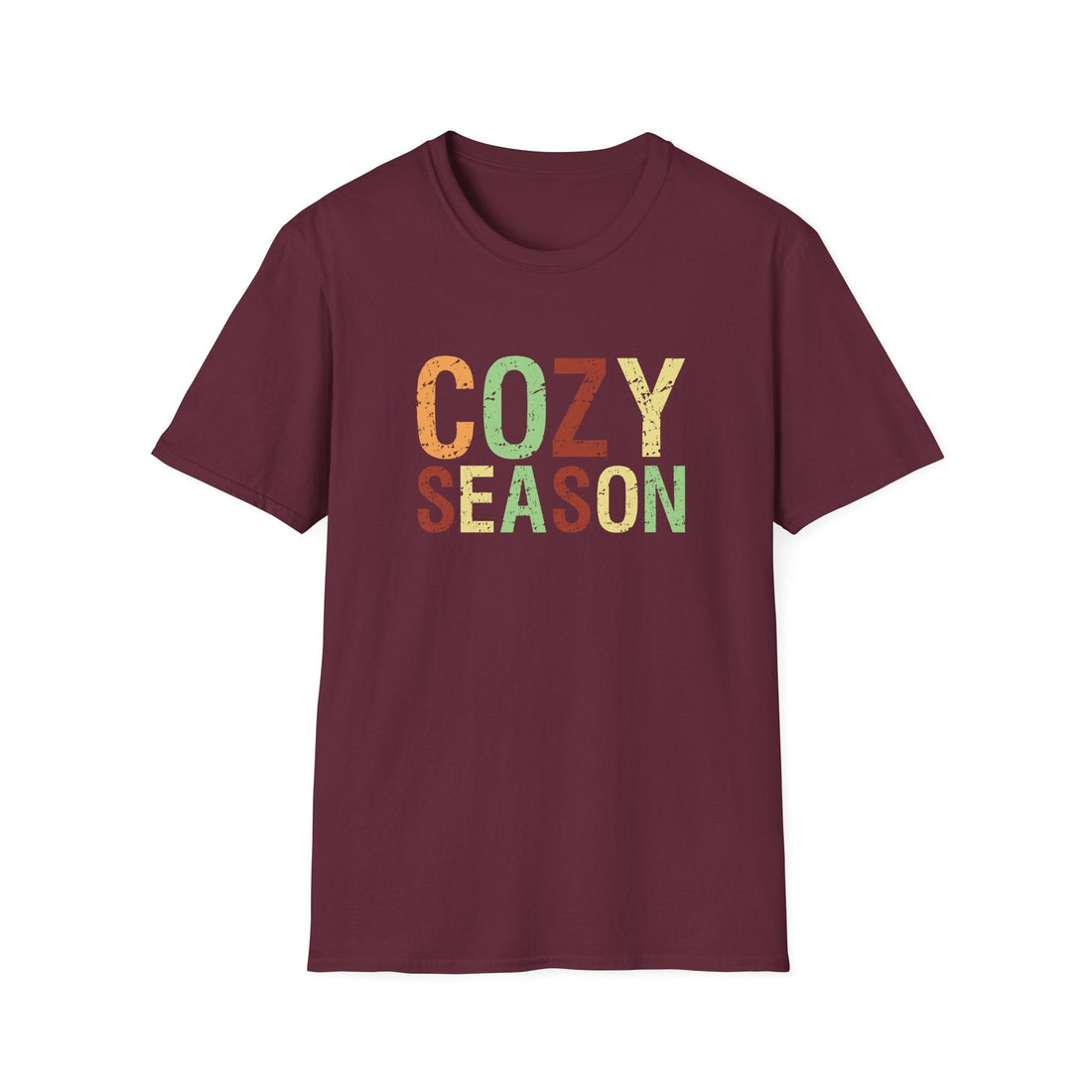 Cozy Season T-Shirt | Unisex Softstyle Tee, Fall Apparel, Autumn Shirt, Gift for Friends, Casual Wear - T-Shirt - Positively Sassy - Cozy Season T-Shirt | Unisex Softstyle Tee, Fall Apparel, Autumn Shirt, Gift for Friends, Casual Wear