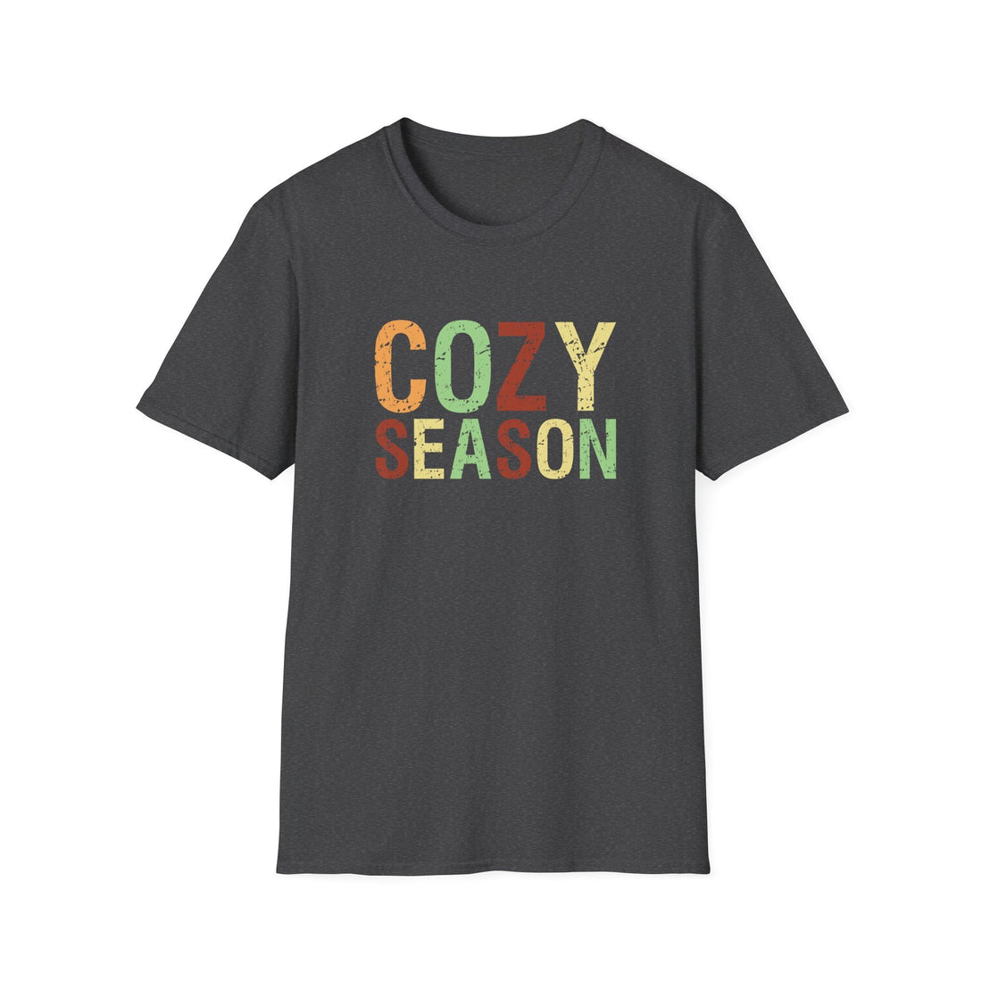 Cozy Season T-Shirt | Unisex Softstyle Tee, Fall Apparel, Autumn Shirt, Gift for Friends, Casual Wear - T-Shirt - Positively Sassy - Cozy Season T-Shirt | Unisex Softstyle Tee, Fall Apparel, Autumn Shirt, Gift for Friends, Casual Wear
