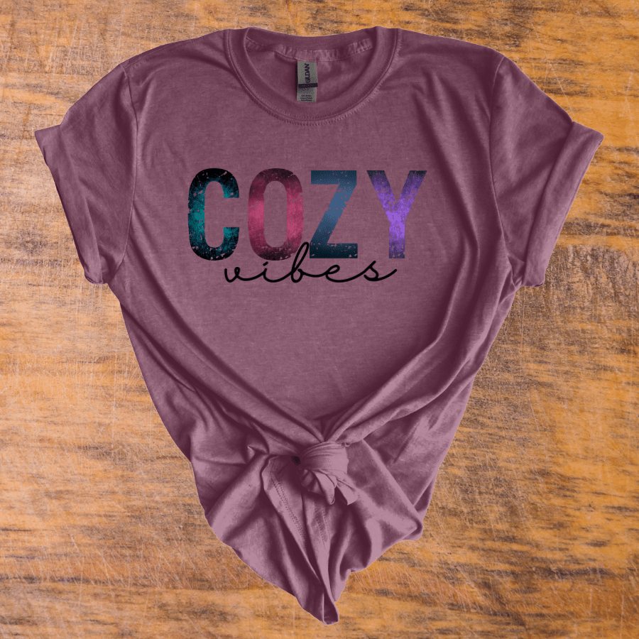 Cozy Vibes Unisex Softstyle T-Shirt - Perfect for Relaxation, Gift for Friends, Casual Wear, Cozy Holidays, Chill Days - T-Shirt - Positively Sassy - Cozy Vibes Unisex Softstyle T-Shirt - Perfect for Relaxation, Gift for Friends, Casual Wear, Cozy Holidays, Chill Days